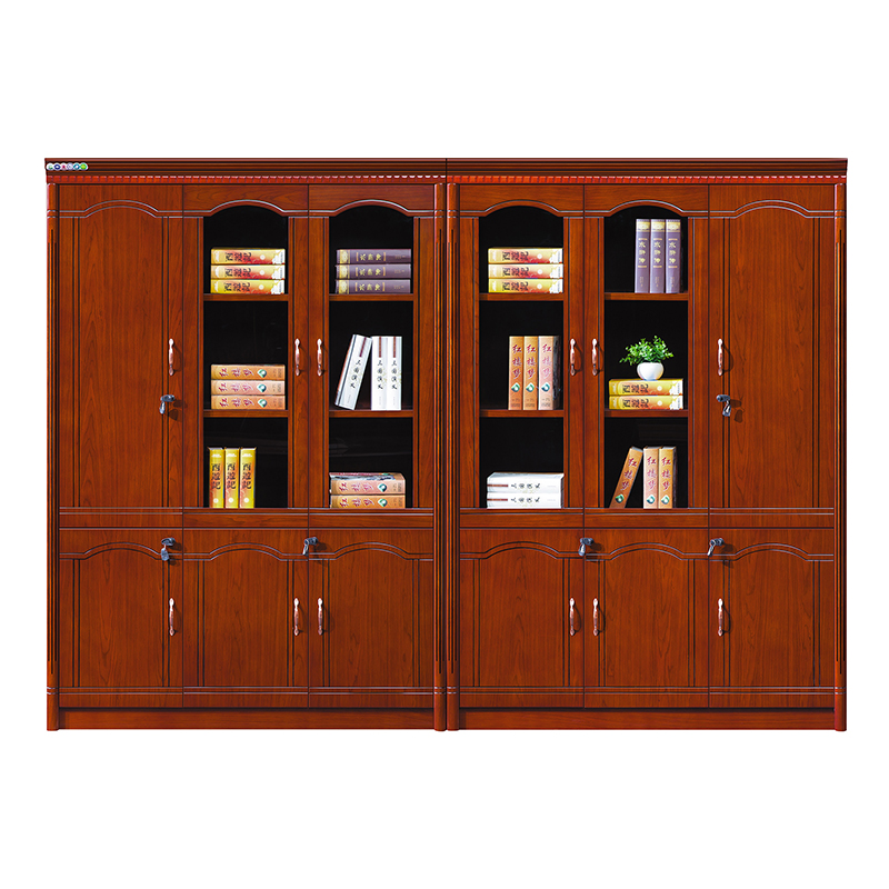 臻远 ZY051436 木质文件柜展示柜油漆贴木皮资料柜书柜 组合柜高清大图