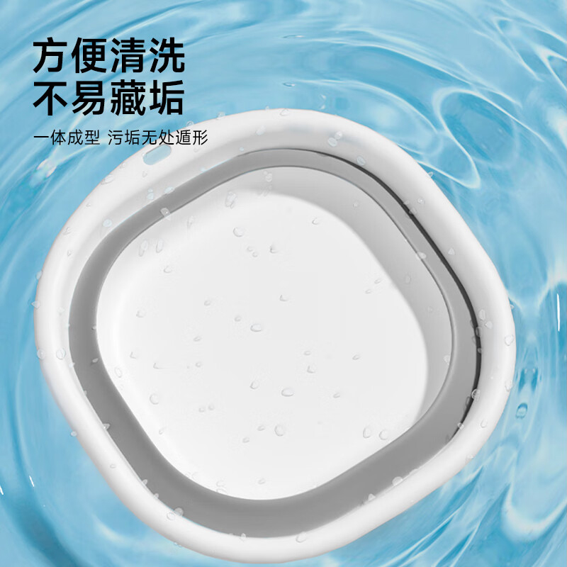 五月花 折叠盆大号洗脸盆洗菜盆洗脚盆JJ-SN619 折叠脸盆*1(单位:个)高清大图