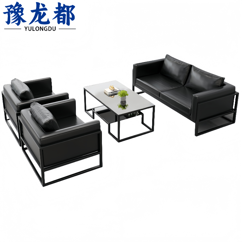 豫龙都沙发1+1+2+茶几套高清大图