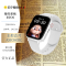 『苏宁自营』智能手表绘邦新款Y55视频通话微信支付功能蓝牙连接运动生活防水智能电子手表银色白胶健康管理