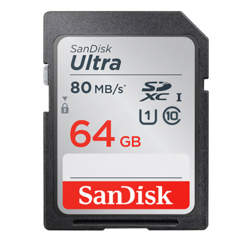 闪迪（SanDisk）64GB 读速80MB/s 至尊高速SDXC UHS-I存储卡 Class10 SD卡
