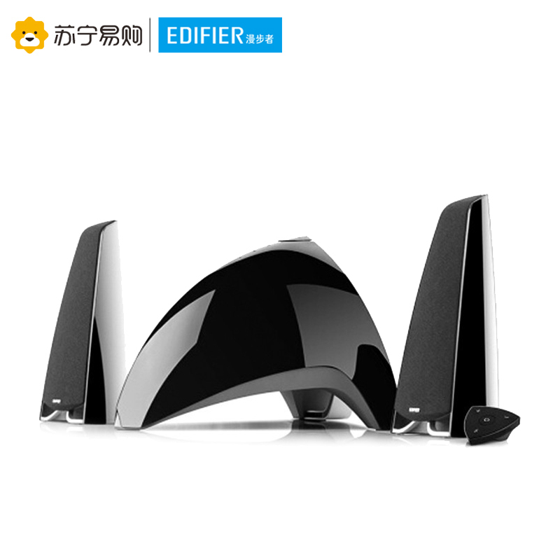 漫步者(EDIFIER)E3360BT 时尚多功能多媒体音箱 低音炮 电脑音箱 黑色