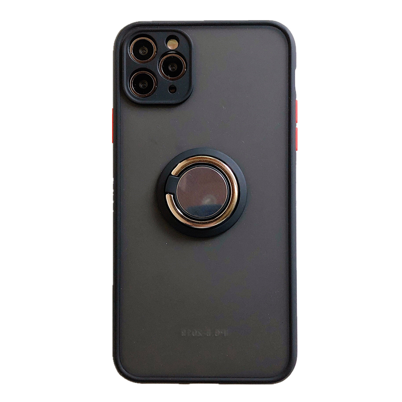 火豹简约磨砂指环壳适用iphoe11m手机壳苹果sm全包保护摄像头苹果支架
