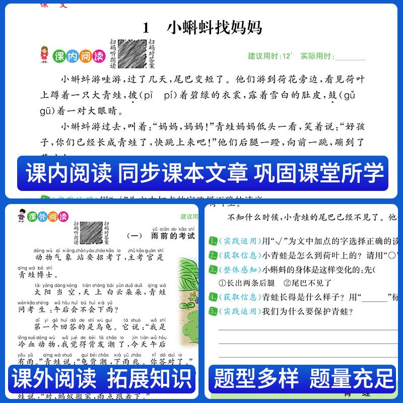[6本]语文数学学习套装 一年级上 [正版]看图写话专项训练题一二年级上册一升二年级书每日一练幼小衔接100篇一年级