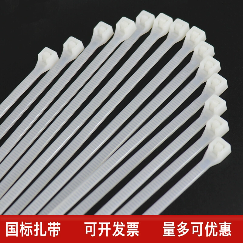 舒氏尼龙扎带绑带不易脱扣2mm*100mm 150g 880根(备注颜色白/黑)高清大图