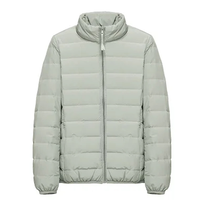 统狮女士羽绒服外套C52 件 浅灰 S