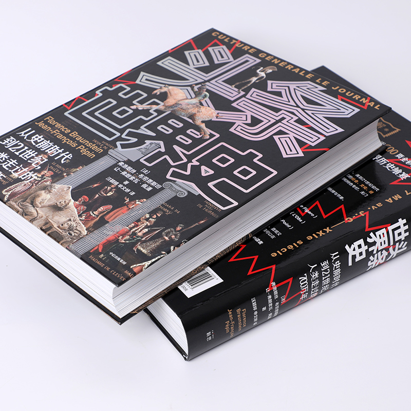 [正版]头条世界史 弗洛朗丝 著 从史前时代到21世纪人类走过的700万年 以头条快报形式,可视化复原各个时代热点关注高清大图