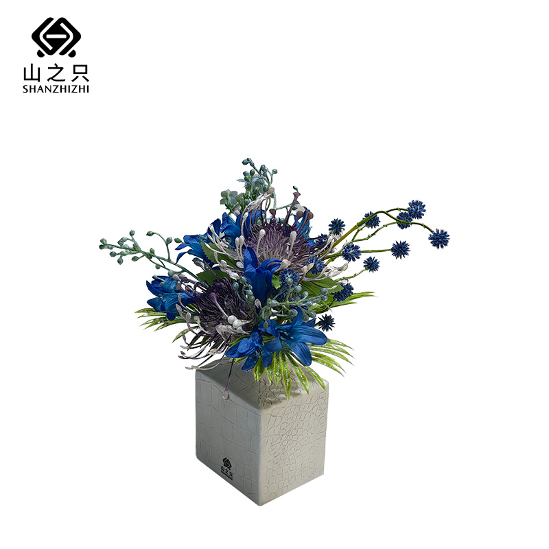 山之只 素雅烟花菊装饰花艺 MZ0359 个高清大图