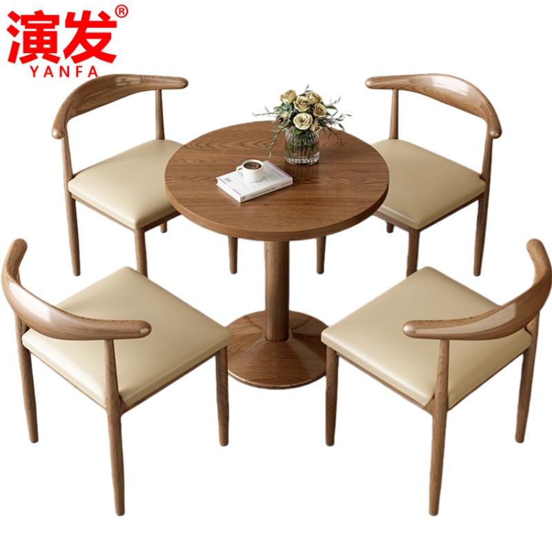 演发 一桌两椅简约 套高清大图