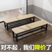 长凳子长板凳换鞋凳床尾浴室更衣室长条凳健身房服装店休息凳_1 圆角单层60长35宽45高