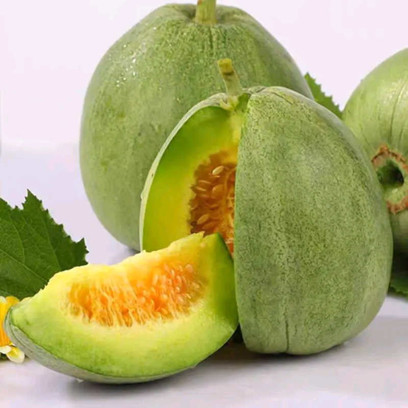 [5斤装]山东绿宝石甜瓜 绿宝甜瓜 新鲜水果5斤装净重4.