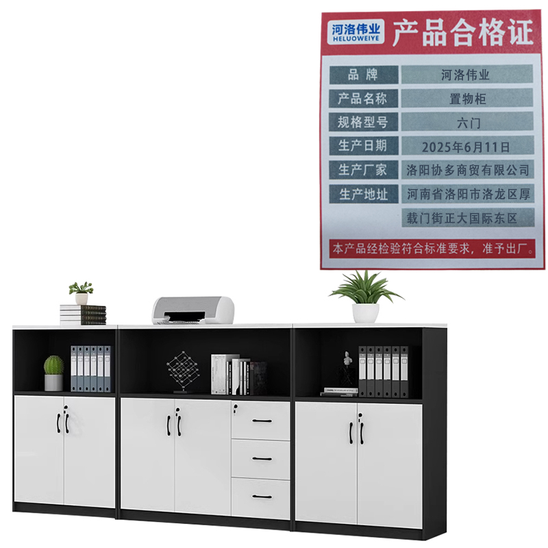 河洛伟业置物柜六门台高清大图