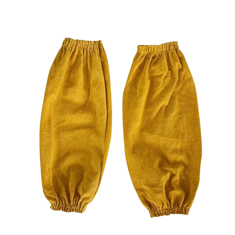 酷美智悦 牛二层皮电焊松紧套袖 42cm KM-FH237 双高清大图