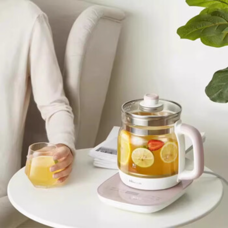 小熊(Bear)全玻璃壶体养生壶恒温壶办公室多功能煮茶花茶养生杯 YSH-A15Z8-P02高清大图