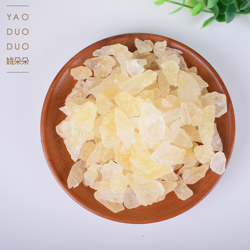 姚朵朵 小粒黄冰糖300g罐装 甘蔗糖多晶土冰糖老冰糖块