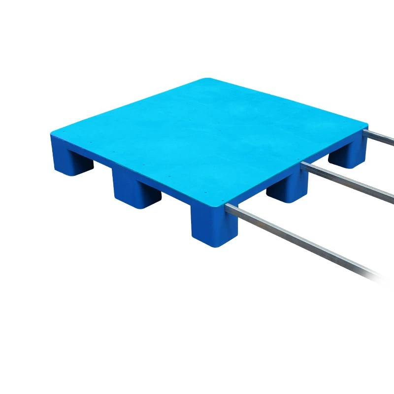 宁储 塑料托盘 平板九脚托盘 80*80*14cm+3钢 张