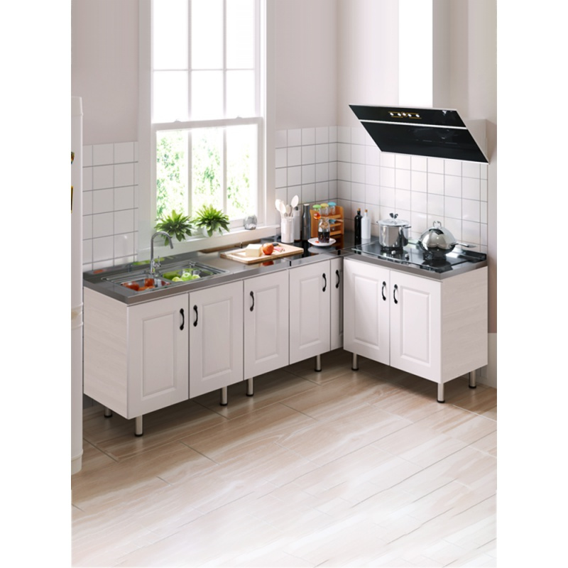 寻木匠整体橱柜简易组装经济型厨房柜子灶台柜家用水柜租房用洗菜碗柜