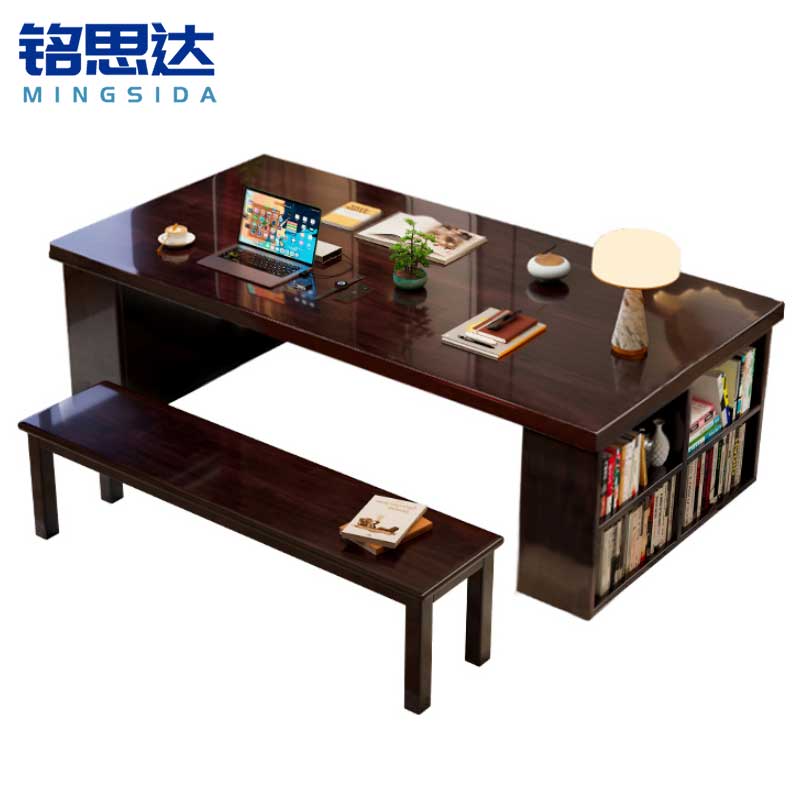 铭思达实木长条桌高清大图