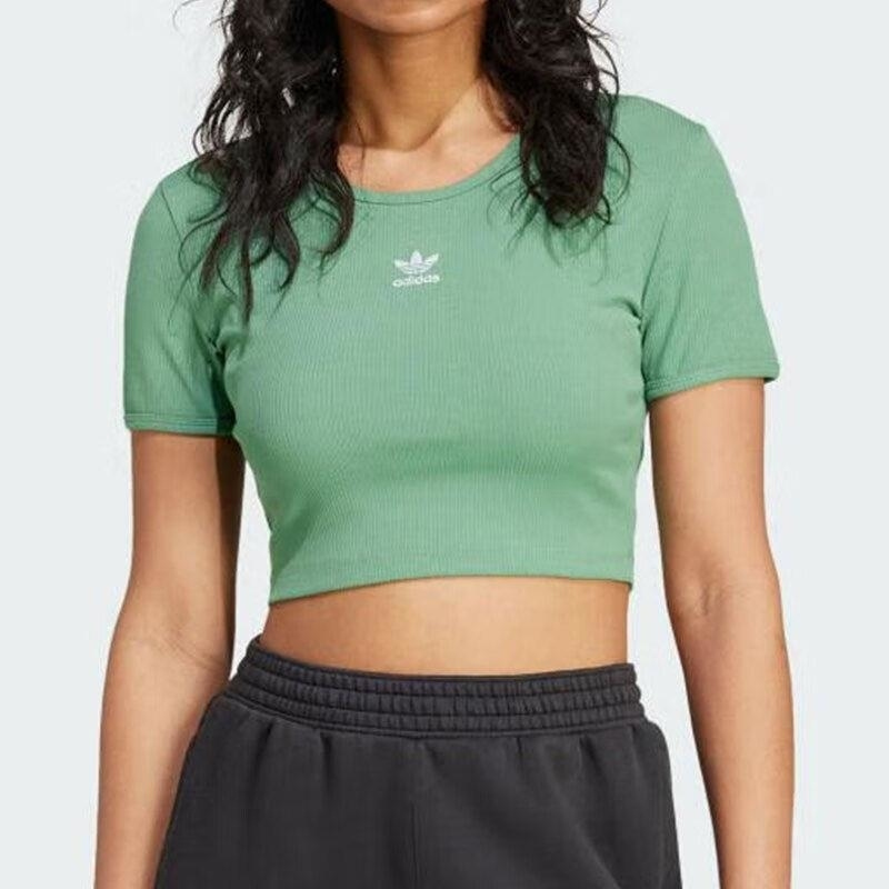adidas/阿迪达斯三叶草女子新款运动休闲短袖T恤 IY9665 C