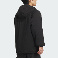 adidas/阿迪达斯棉衣男装 运动服保暖连帽棉服外套 JY4195 C