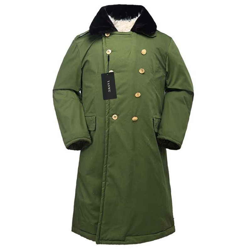 燕舞yw20fz01f0102315冬季防寒棉大衣均码计价单位件军绿色视频