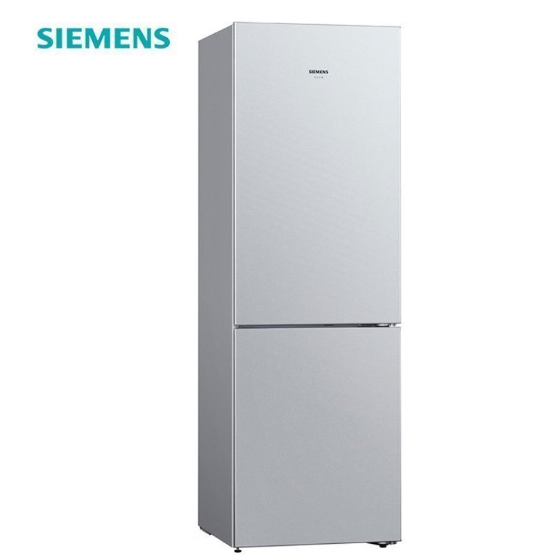 西门子siemensbcd321wkg33nv26ec321升双门冰箱银色