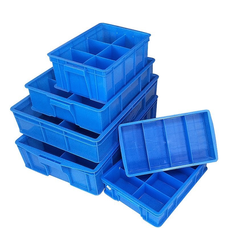 瑾如云海 分格箱 零件盒 周转箱 方6格395*395*125mm高清大图