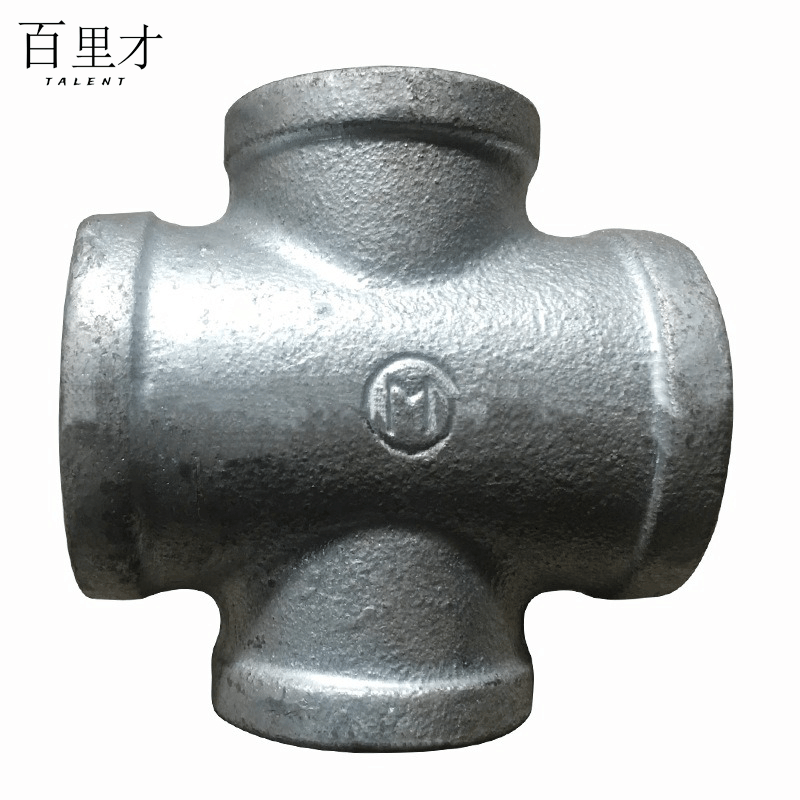 百里才 镀锌四通 DN65 个图片