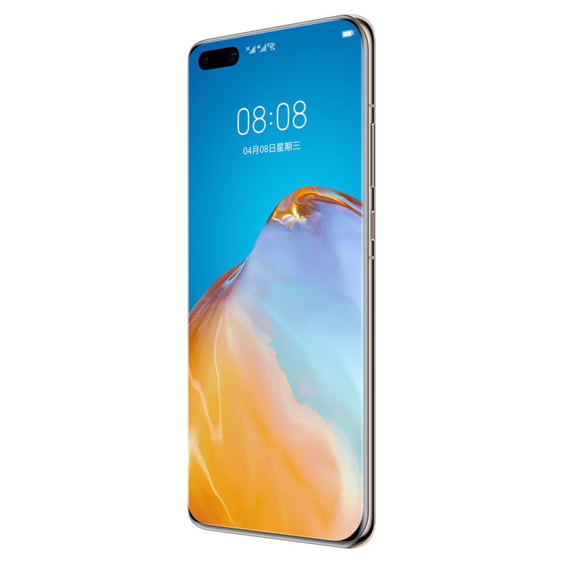 华为/HUAWEI P40 Pro 8GB+512GB 晨曦金 麒麟990 5G SoC芯片超感知 徕卡四摄 50倍数字变焦 四曲满溢屏 移动电信联通5G全网通手机