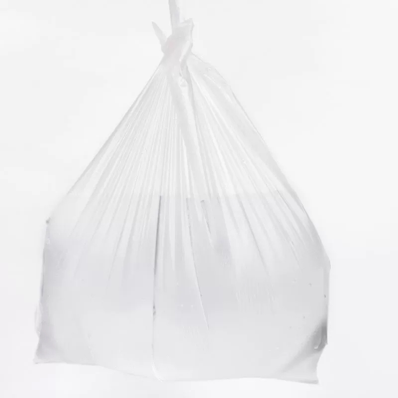 宜洁 背心式保鲜袋家用一次性塑料袋加厚PE食品袋 中号30cm*38cm 100只高清大图