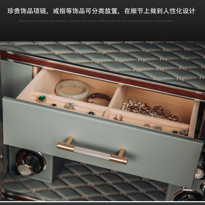 驰球保险柜宝石120黑色新款高端保险箱智能3D人脸识别wifi智控远程抓拍大型家用加密重型外贸及线下同款高清大图