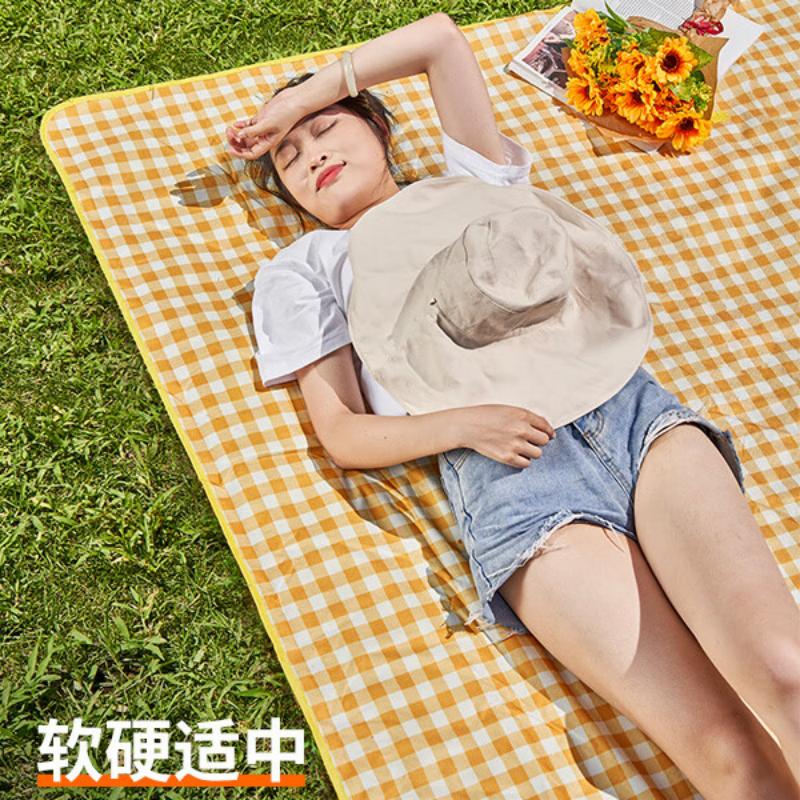 尚烤佳牛津布黄格野餐垫SKJ-233高清大图