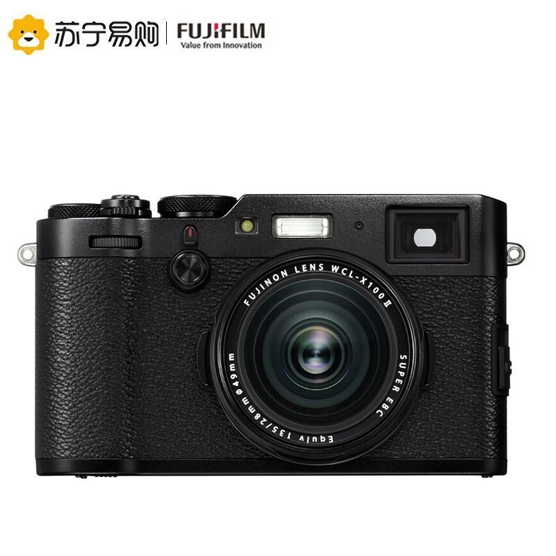 富士(FUJIFILM)相机 X100F 黑色 复古文艺,比微单相机更便携