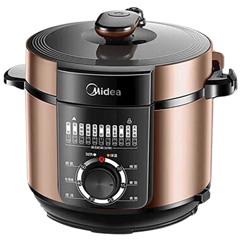 美的电压力锅高压电饭煲电饭锅双胆多功能旋钮操控MY-YL50M132