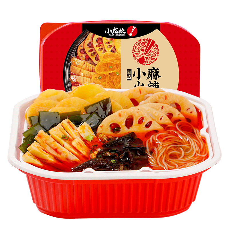 (️清仓)小龙坎麻辣小火锅245G方便速食自煮自助自热火锅网红懒人即食素菜版