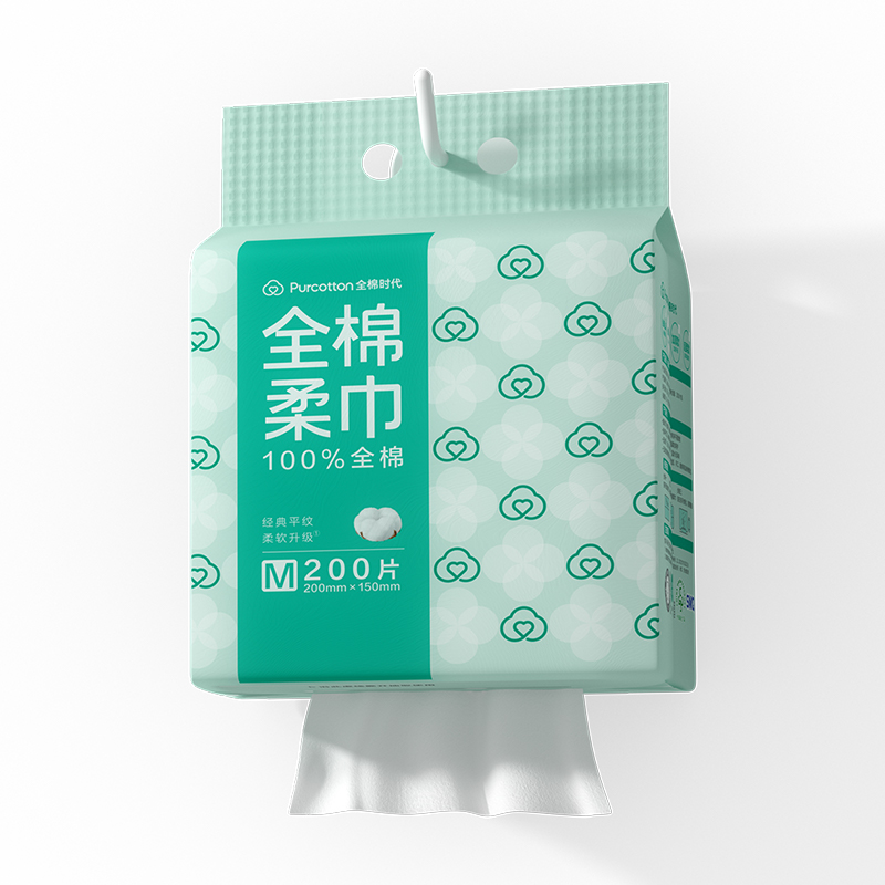 全棉时代 悬挂款棉柔巾 200片*1包