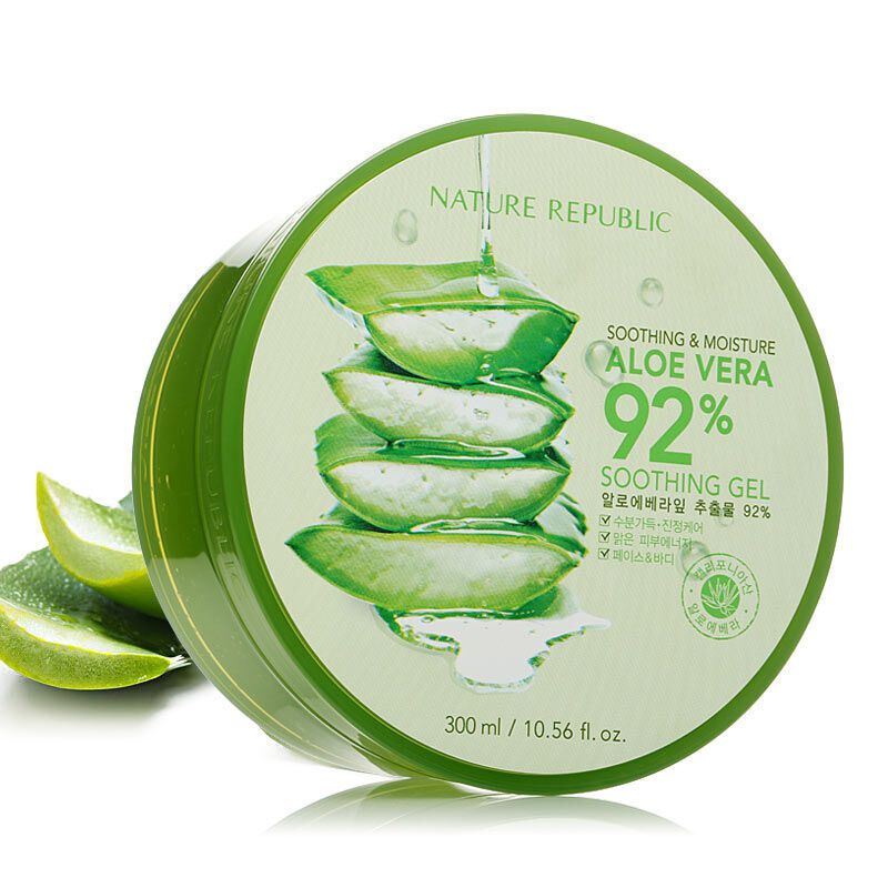 Nature Republic 自然共和国(自然乐园)啫喱/凝胶状芦荟胶300ml 清爽修护保湿补水各种肤质通用