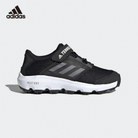 Adidas阿迪达斯 童鞋 2021夏季新款 小童三条纹户外运动鞋FX4196