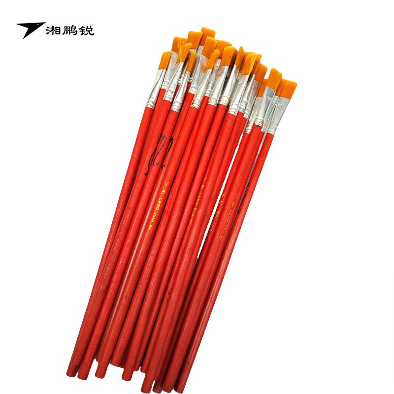 湘鹏锐 木制油漆记号排笔 4mm 支高清大图