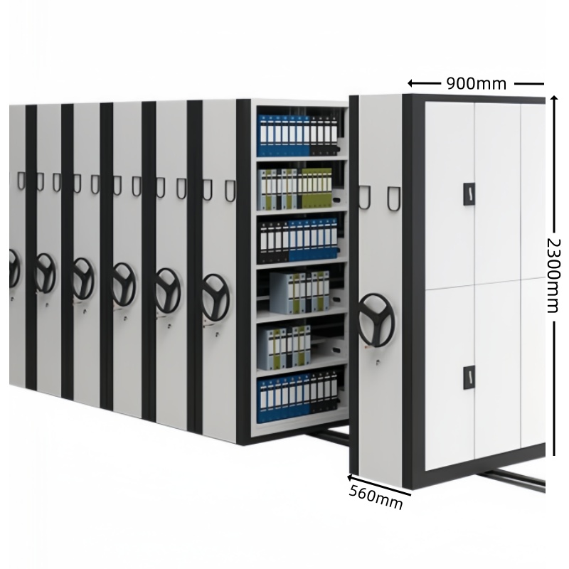 凌迪星手摇密集柜900*560*2300mm组高清大图