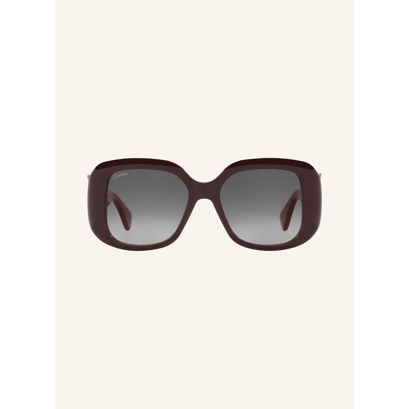 Cartier/卡地亚女款方形太阳镜防滑镜架防晒滤光级配盒意大利制造高清大图