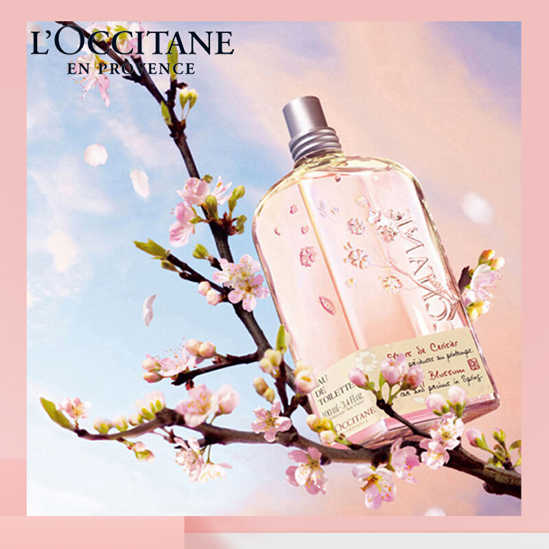 欧舒丹(L’OCCITANE)甜蜜樱花香氛沐浴露啫喱500ML香味持久缩水嫩肤滋润保湿高清大图