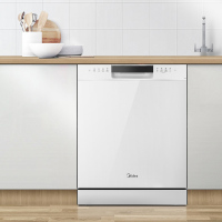 美的(Midea)洗碗机RX600-W 15套大容量三星消毒一级水效三层喷臂高压净洗全自动家用立式嵌入式消毒除菌刷碗机