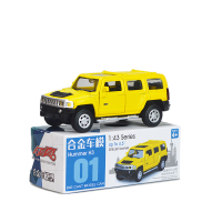 彩珀奥迪Q7合金车模型玩具车口袋回力火柴盒小汽车