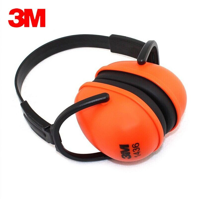 3M 1436降噪耳罩 隔音防噪耳机 射击学习睡眠旅行工厂加工折叠降噪耳罩
