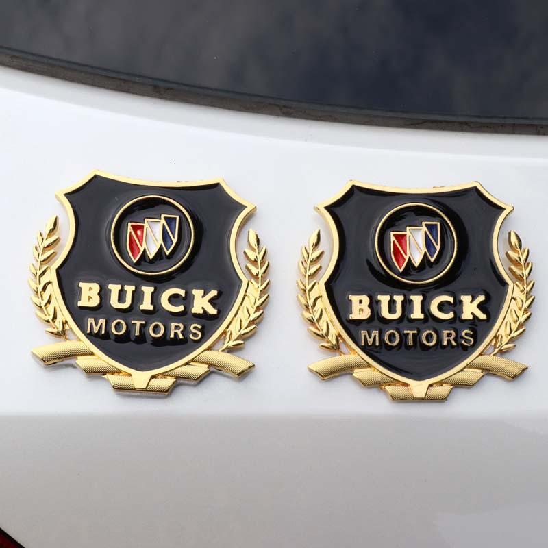 适用汽车车标vip侧贴别克凯越英朗gt新君越威朗君威改装薄金属装饰贴