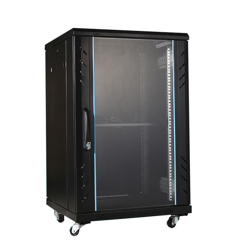 图腾网络机柜g26022容量22u加厚小型机柜60010001200mm套参数