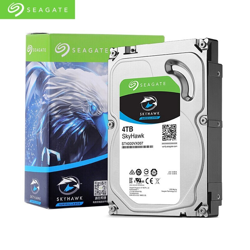 希捷(Seagate)4TB 5900RPM 酷鹰监控级硬盘 SATA接口