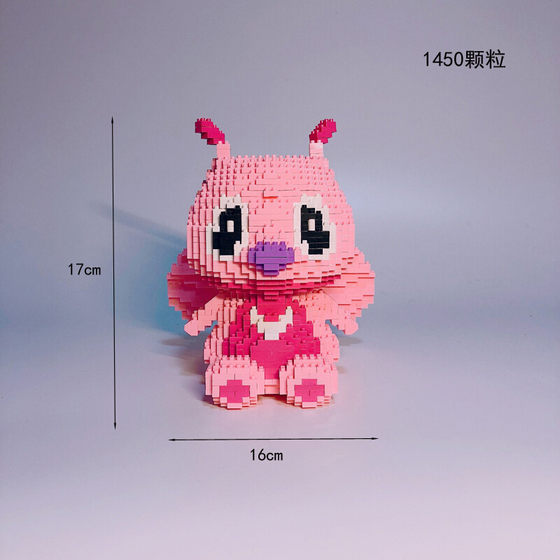 9040安琪视频介绍_兼容乐高哆啦a梦小颗粒拼插积木凯蒂猫拼装玩具积