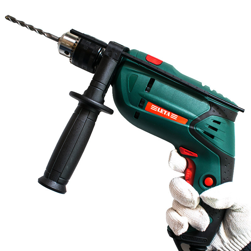 苏宁自营勒塔leta工具家用电钻710w冲击钻13mm电锤ltac807